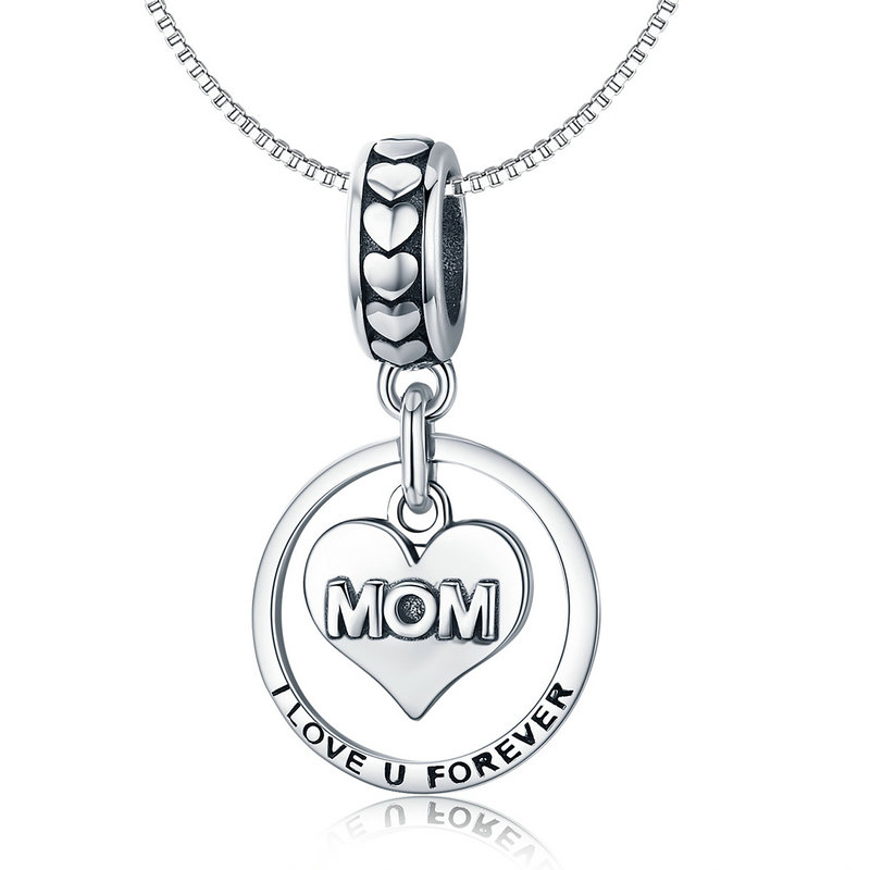 Talisman argint cu mesaj de dragoste pentru mama [7]